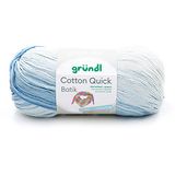 Gründl Wolle Cotton Quick Batik brei- en haakgaren lichtblauw/middenblauw/donkerblauw