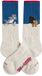 Jimmy Lion unisex sokken athletic tom and jerry mouse door beige & blauw (Tom & Jerry)