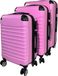 HTI-Living Kofferset 3-teiliges Hartschalen-Kofferset Wave, 4 Rollen, (Set, 3 Koffer in verschiedenen Größen), 20" 24" 28"
