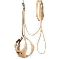 Kerbl puppy tuigje met riem, beige, 30 - 50 cm/10 mm