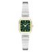 LIEBESKIND Berlin Montre à quartz vintage pour femme 21 x 29 mm | Boîtier rectangulaire - Bracelet en acier inoxydable - Étanche jusqu'à 3 ATM - Parfait pour un usage quotidien