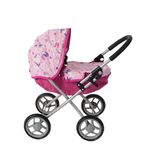 Bayer Chic 2000 - Poppenwagen Lilli, kleine poppenwagen voor de jongste poppenmoeder, eenhoorn, roze, 550-75