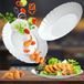 KADAX Assiette creuse ∅ 23 cm, set de 6, blanc