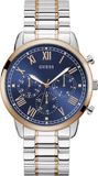 Guess Nur Zeit zilveren collectie herenhorloge