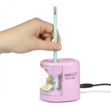 Rapesco PS12-USB - Automatische (elektrische) puntenslijper - USB/batterij - Roze