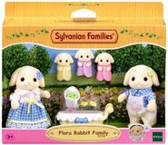 Sylvanian Families 5735 Familie Bloemen Hangoor Konijn - Speelfiguur - 5 stuks