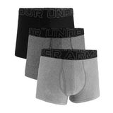 Under Armour Performance Tech 3-pack boxershorts heren XXL grijs/zwart