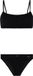Protest PRTJag - Bralette bikini set Dames - Clipsluiting - Uitneembare vulling - Normale pasvorm - Medium dekking - Zwart