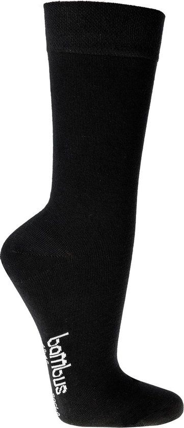 SOCKS4FUN Bamboe Sokken - 3 Paar - Zwart - Maat 35/38