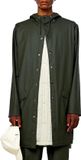 RAINS Long Jacket Green Maat XS