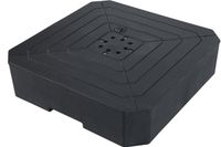 AXI Parasolvoet Vulbaar – Zwart – 82 x 82 x 19 cm – Met 2 Wielen - Met Handvat