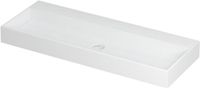 Wastafel INK United Wastafel Porselein Zonder Kraangat - Mat Wit - 1200x450x110 mm