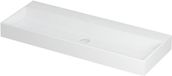 Wastafel INK United Wastafel Porselein Zonder Kraangat - Mat Wit - 1200x450x110 mm