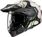 HJC i80 Velly Zwart Wit Groen Adventure Motorhelm - Maat L