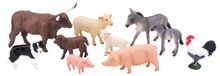 Omgoods - Jeu de démarrage de ferme avec 10 figurines d'animaux