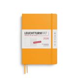 LEUCHTTURM1917 372473 weekkalender & notitieboek medium (A5) 2026, 12 maanden, Rising Sun, Duits