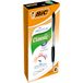 BIC Atlantis Classic Balpennen met Kliksysteem Medium Punt (1,0 mm) - Zwart, Doos van 12 Stuks