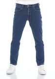 Lee Brooklyn Straight Herren Jeans, Dark Stonewash, 46W / 32L