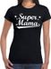 Bellatio Decorations Shoppartners Bv Super mama cadeau t-shirt - zwart - voor dames - verjaardag - moederdag - uit liefde XL