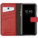 Selencia Lederen Booktype iPhone 12 6.7 inch - Rood
