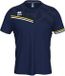 Errea Evan T-shirt Korte Mouw Ad Blauw Polyester XL