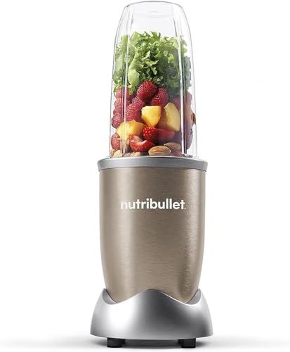 Nutribullet Pro NB904CP 900 Watt, elektrische blender, hakmolen, beker van 700 ml, champagne