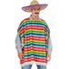 W WIDMANN MILANO Party Fashion - Kostuum Mexicaans, poncho en sombrero, eenheidsmaat, themafeest, carnaval
