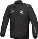 Alpinestars Honda ST-1 waterdichte motorfiets textieljas - Zwart, Maat S