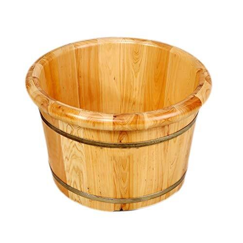 XXF-Shop Wooden Foot Basin, massief houten voet bad, Pedicure Bowl Spa Massage Pedicure Barrels Household voetenbad Barrel, stimulator