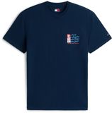 Tommy Hilfiger Tommy Jeans T-shirt L Katoen Korte mouw Volwassenen Blauw