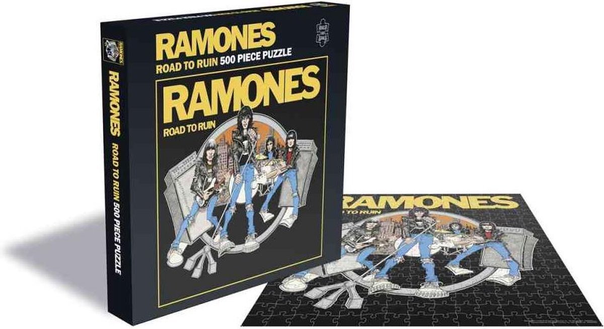 Ramones Ramones Puzzel Road To Ruin 500 stukjes Multicolours