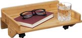 Merkloos Relaxdays bedplank - zwevend - voor bed en hoogslaper - 11,5x36x24,5 cm - hangend - bamboe