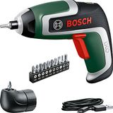 Bosch IXO set (7e generatie; 3,6 V; 2,0 Ah; 5,5 Nm; haakse schroefadapter; met micro-USB-kabel; schroeft tot wel 190 schroeven; in kartonnen doos) – Amazon Editie