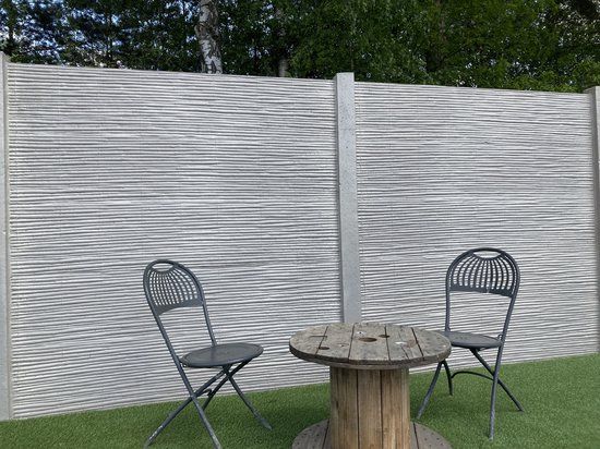 Intergard Beton schutting Bamboostone enkelzijdig 200x200cm