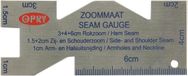 Opry Zoommaat Roestvrij Staal 10x4cm