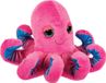 Suki Gifts Pluche Inktvis/Octopus Knuffeldier - Cute Eyes - Roze - 15 cm