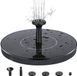 Inf Shenzhen Aiyida Technology Waterfontein op zonne-energie 13 cm Zwart