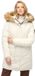 Superdry Everest Parka Dames Imitatiebont Off White
