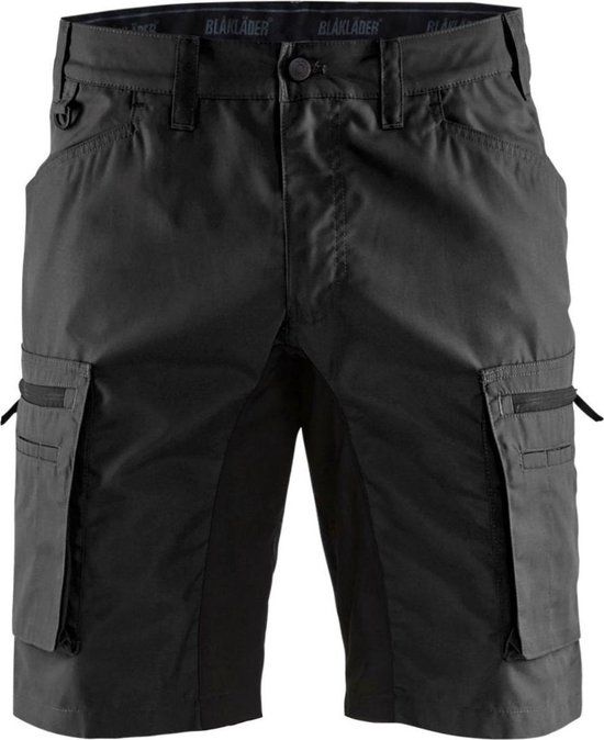 Snickers 6141 AllroundWork Stretch Werkbroek Kort - Zwart - Heren - Maat 50