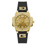 Guess G Hype GW0617L5 Horloge - Siliconen - Zwart - Ø 36 mm