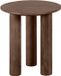 Lewis & Loft Bijzettafel Lian - FSC® Mangohout - Rond ⌀40 cm - Bruin
