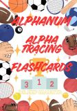 Alphanum Alphanum_alphatracing_flashcards: Fun ABC Letters and Counting 1-10 Learning Cards and tracing alphabets for kids