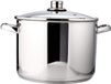 Inox Soeppan 10 Liter Inox met Glazen Deksel - Geschikt voor alle warmtebronnen