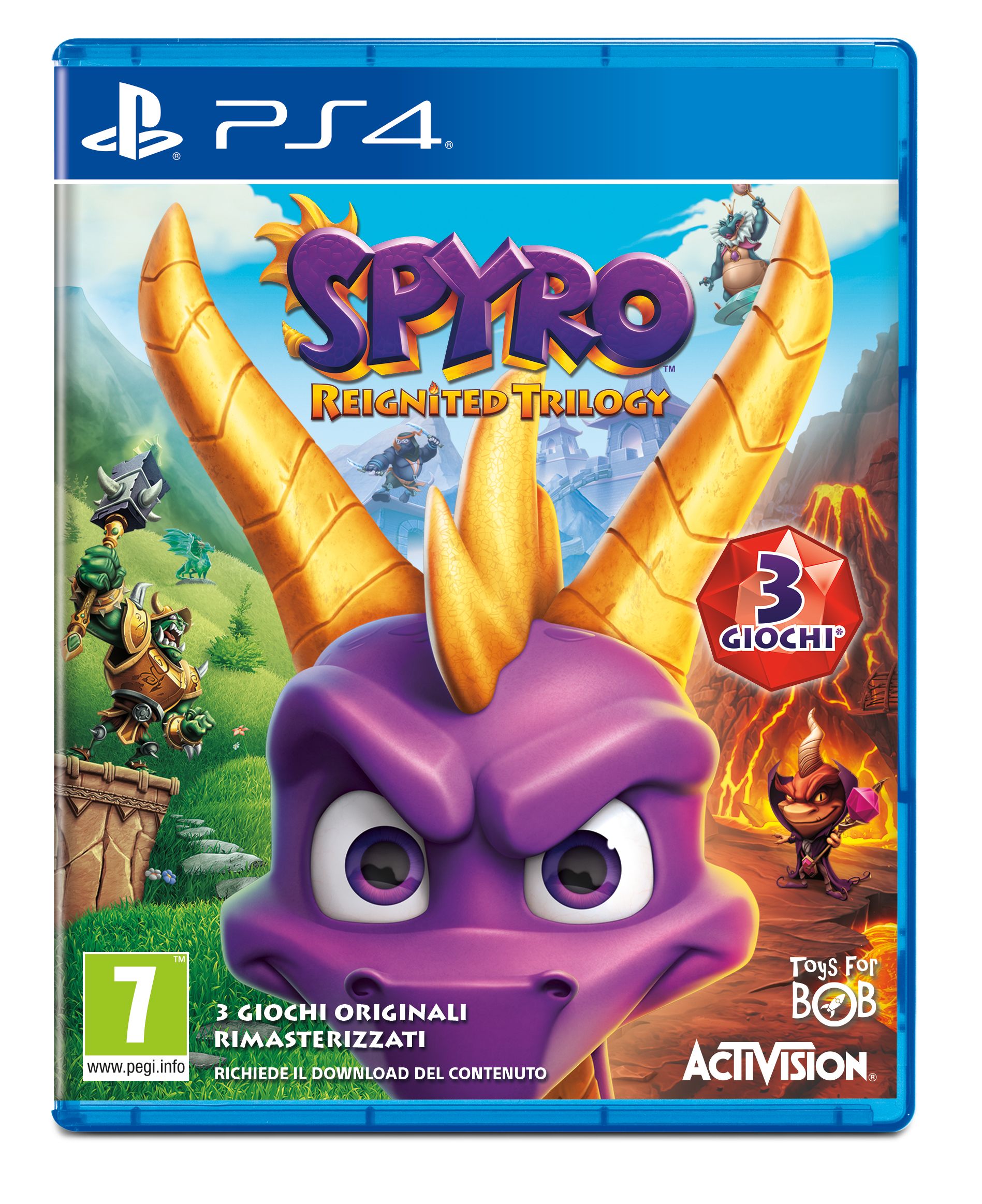 Spyro Reignited Trilogy - PlayStation 4 - Italiaans