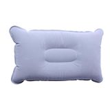 LifeChic Opblaasbaar reiskussen, 38 x 24 cm, grijs