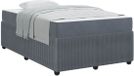 vidaXL Bedframe Donkergrijs 120 x 190 cm Stof