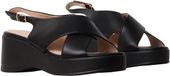 Super Mode R and BE Sandalen met plateauzool en bandje zwart