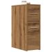 Maison Exclusive - Armoire de salle de bain étroite avec roulettes, en bois de chêne artificiel