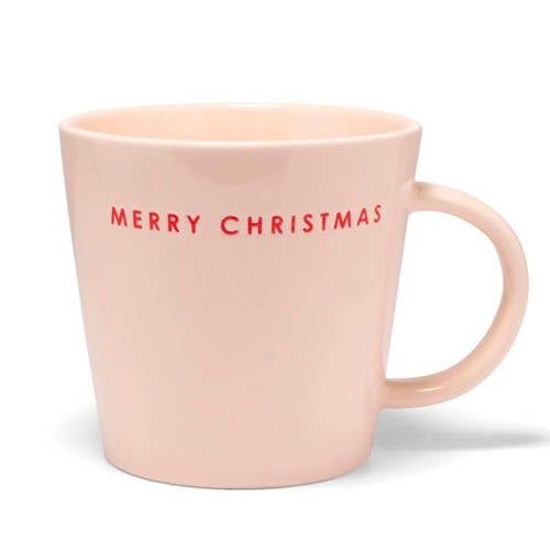 Vondels MERRY CHRISTMAS theemok ecru 350ml