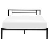 Beliani CUSSET - Tweepersoonsbed - Zwart - 140 x 200 cm - Metaal